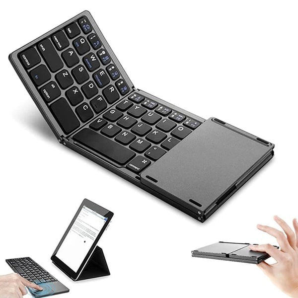 🔥Last Day Promotion 49% OFF🔥Foldable Bluetooth Keyboard with Touchpad