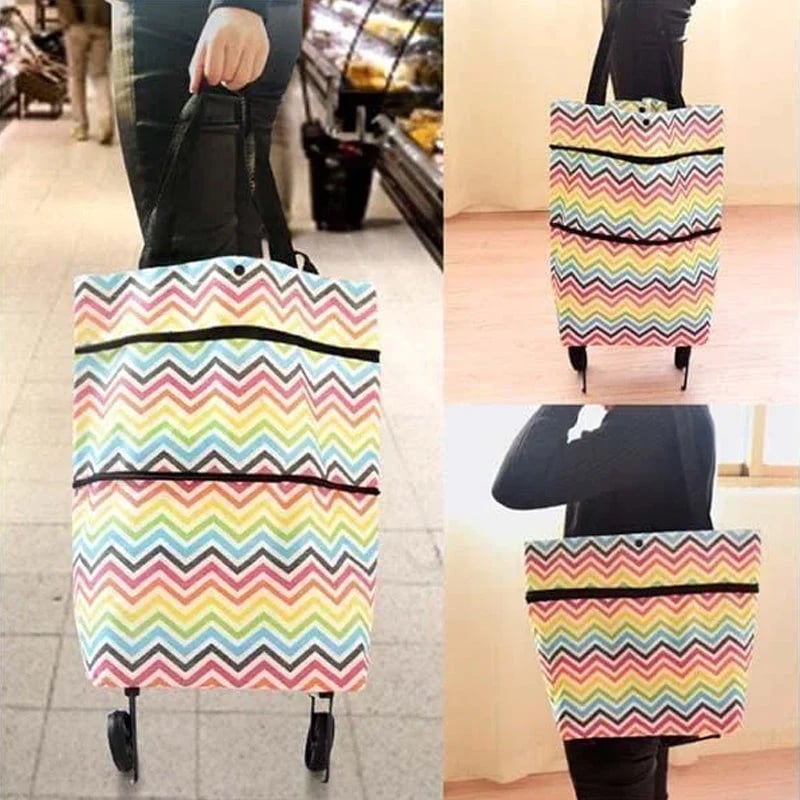 Shopping bag folding bag