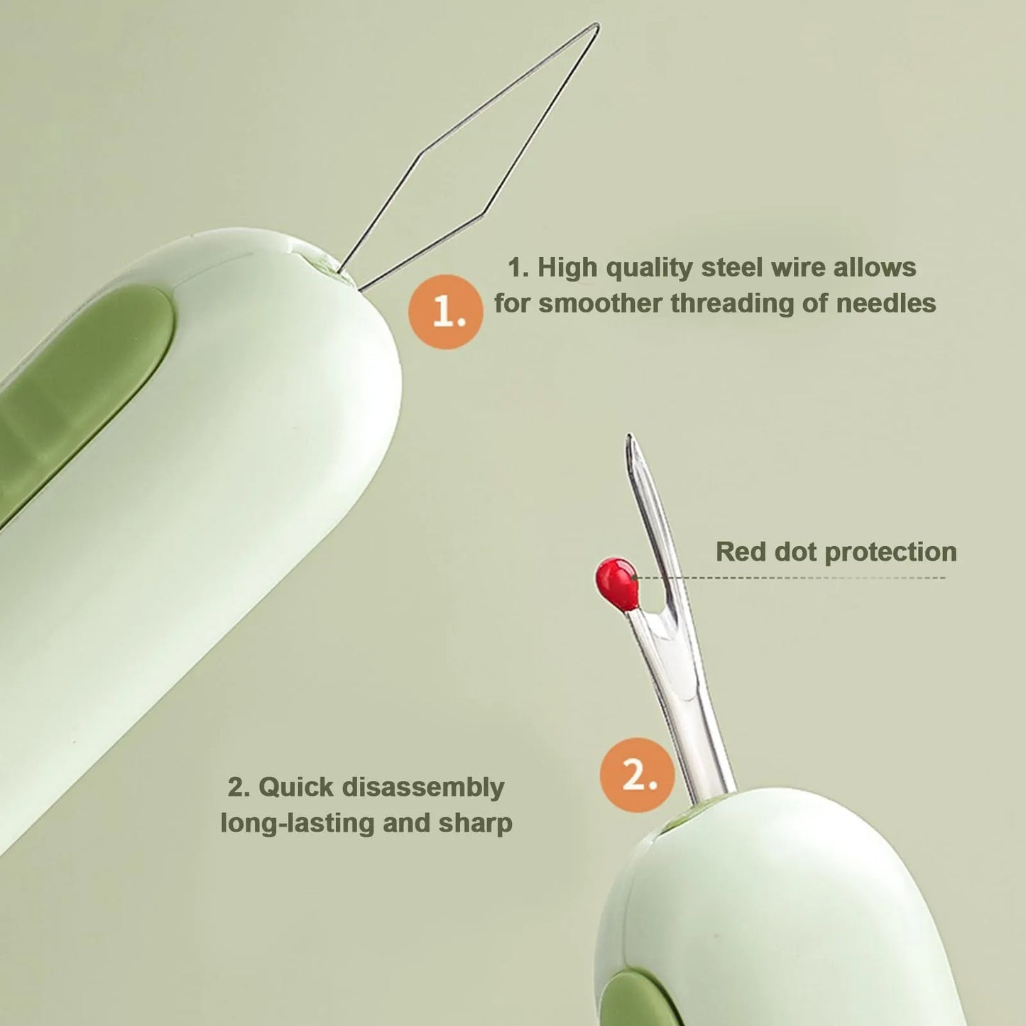 2 in 1 Needle Threader Seam Ripper