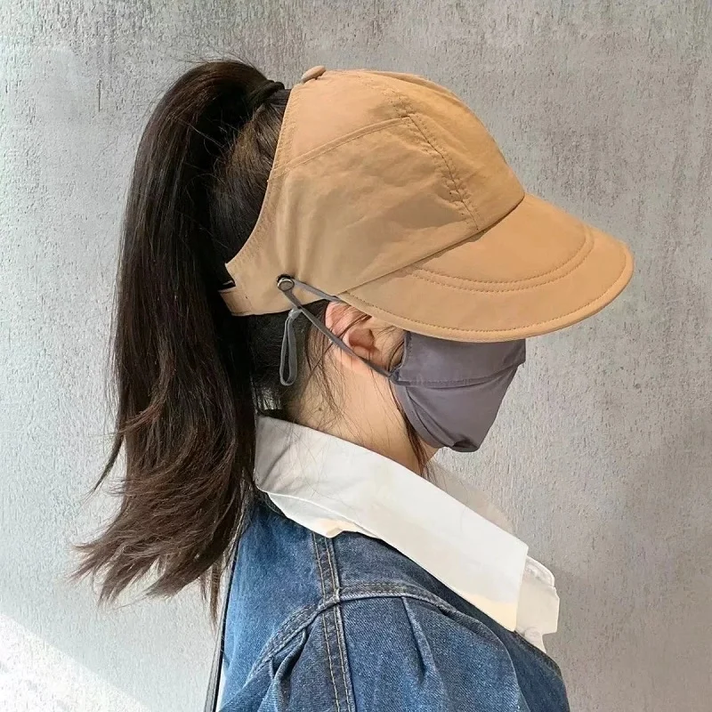 Outdoor UV Protection Hollow Top Sun Hat